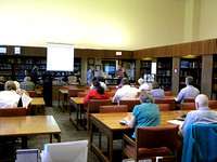 Pictures of the October meeting of the Evening Genealogy Club, with Debra Basham, presenter