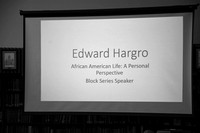 "African American Life: A Personal Perspective," with Edward Hargro, June 28, 2018