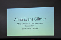 "African American Life: A Personal Perspective," with Anna Evans Gilmer, May 31, 2018