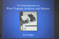 "An Introduction to Archives and History," with Joe Geiger, February 15, 2018