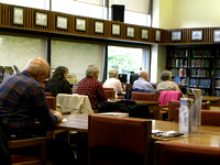 Pictures of the October 2011 meeting of the Evening Genealogy Club, with Nancy Sparks Morrison, presenter