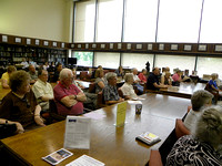 Pictures of the July 2011 meeting of the Evening Genealogy Club, with Ken Hechler, presenter
