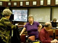 Pictures of the March 2011 meeting of the Evening Genealogy Club, with Joetta Kuhn, presenter