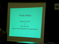 "Family History, the SAR, and Re-enacting," with Steve Hart, September 12, 2013