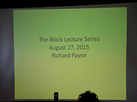 2015 Block Speaker Series "African American Life in Charleston," with Richard H. Payne, August 27, 2015