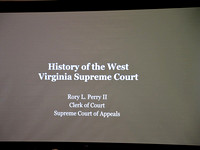 "History of the West Virginia Supreme Court," with Rory Perry, June 2, 2015