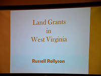 "Land Grants in West Virginia," with Russell Rollyson, February 3, 2015
