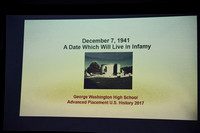 "Pearl Harbor Remembered: We Were There," with Patricia McClure and George Washington High School Students, December 7, 2017