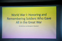 "World War I: Honoring and Remembering Soldiers Who Gave All in the Great War," with Benjamin Woodard and Pat McClure, May 24, 2018